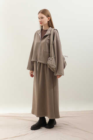 Oversize Etekli Spor Takım Toprak - 6