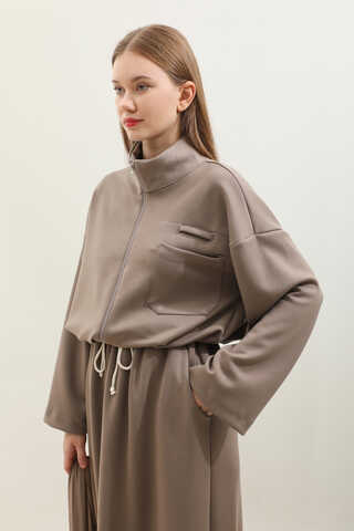 Oversize Etekli Spor Takım Toprak - 12