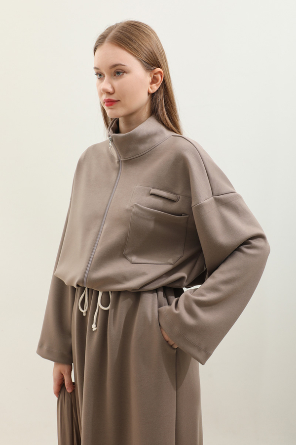 Oversize Etekli Spor Takım Toprak - 12