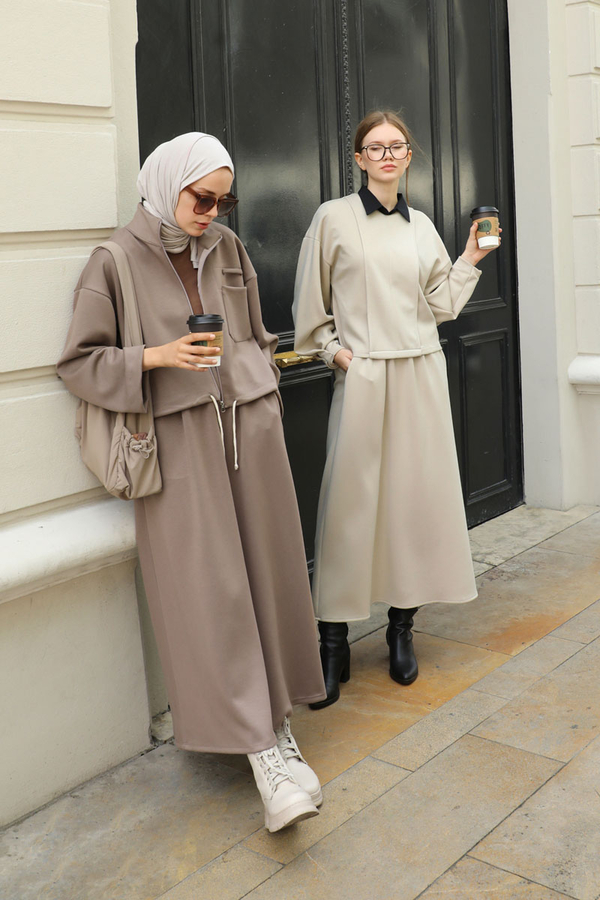 Oversize Etekli Spor Takım Toprak - 5