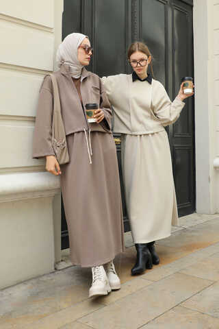 Oversize Etekli Spor Takım Toprak - 4