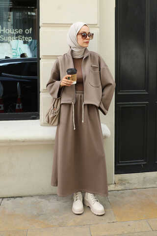 Oversize Etekli Spor Takım Toprak - 3