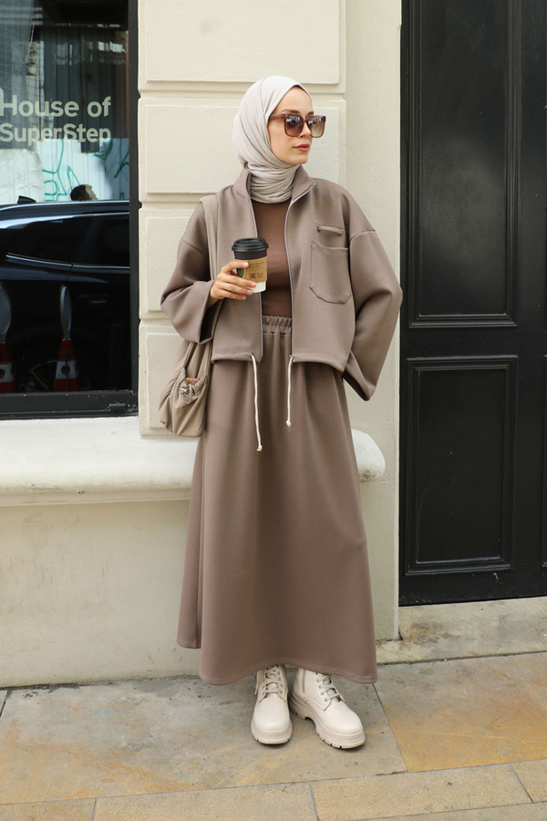 Oversize Etekli Spor Takım Toprak - 3