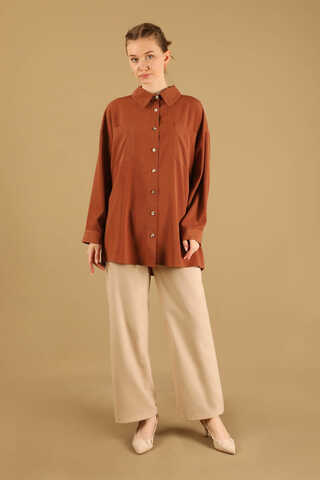 Oversize Gömlek Kiremit - 2