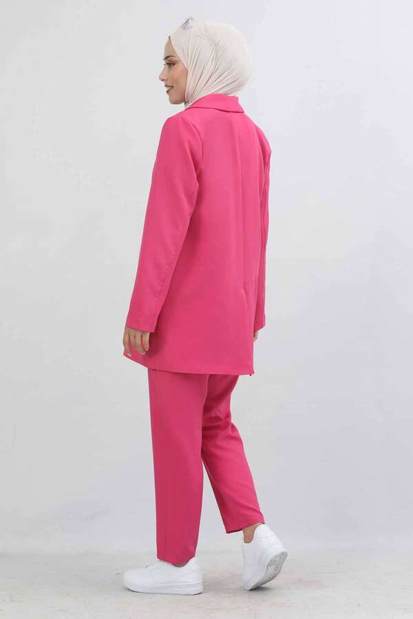 Oversize Jacket Pants Set Fuchsia - 8