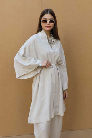 Oversıze Keten Takım Taş - 6