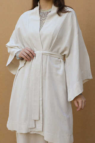 Oversıze Keten Takım Taş - 4