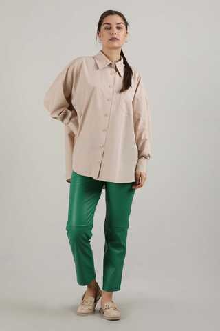 Oversize Pocket Shirt Cream - 3