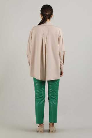 Oversize Pocket Shirt Cream - 5