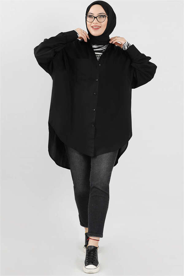 Oversize Shirt Black - 2