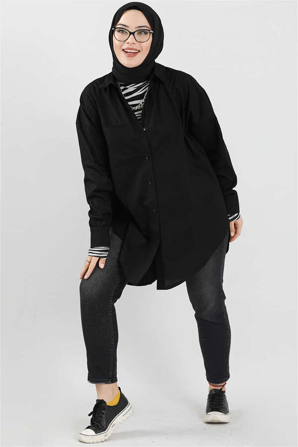 Oversize Shirt Black - 3