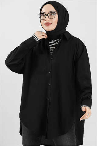 Oversize Shirt Black - 1