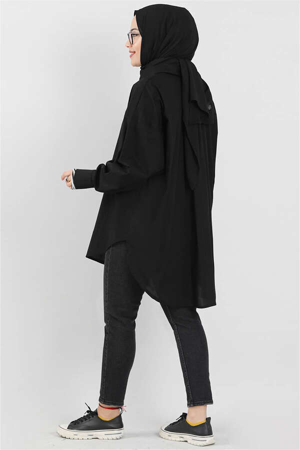 Oversize Shirt Black - 5