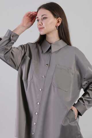 Oversize Shirt Gray - 2