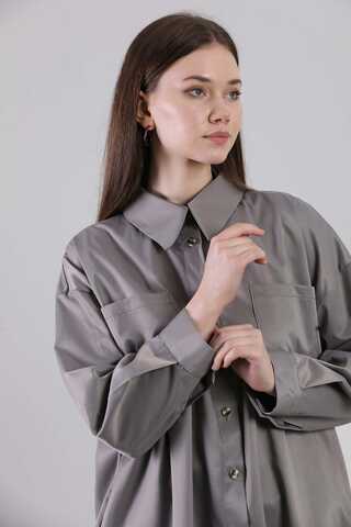 Oversize Shirt Gray - 3