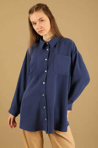 Oversize Shirt Indigo - 2
