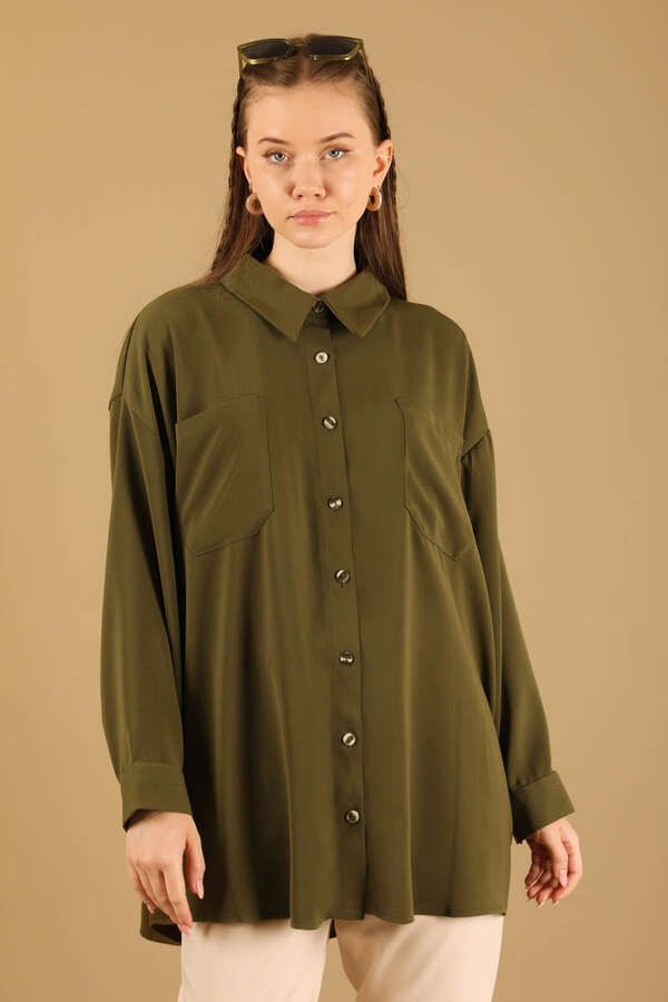 Oversize Shirt Khaki