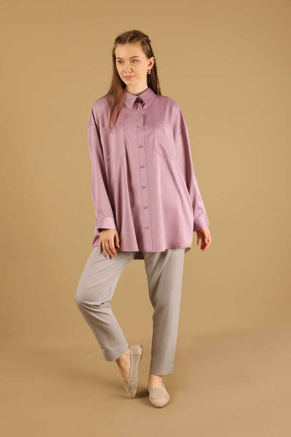 Oversize Shirt Lilac - 2