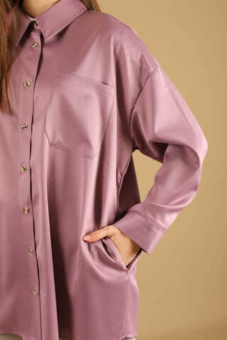 Oversize Shirt Lilac - 3