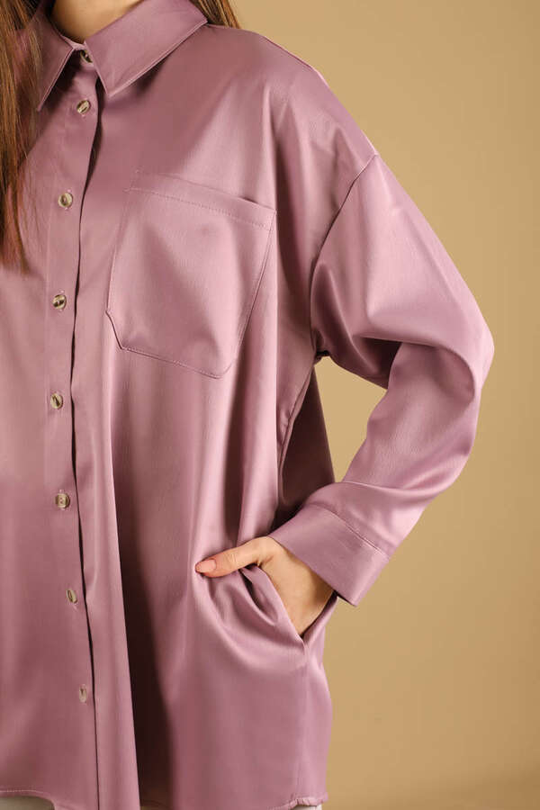 Oversize Shirt Lilac - 3