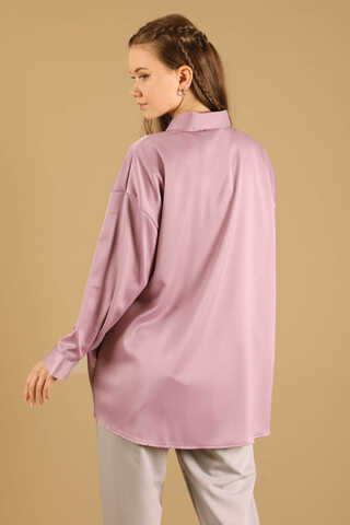 Oversize Shirt Lilac - 4