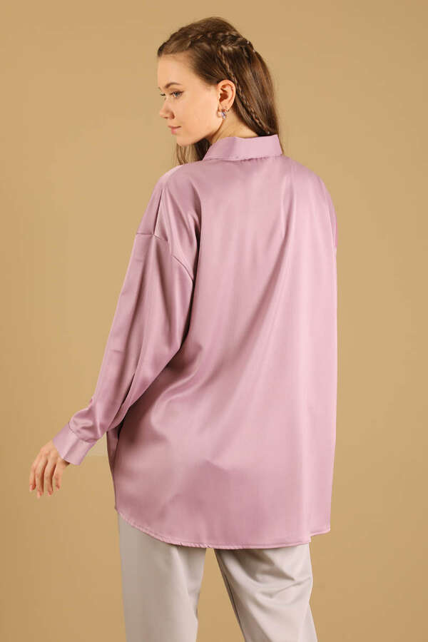 Oversize Shirt Lilac - 4