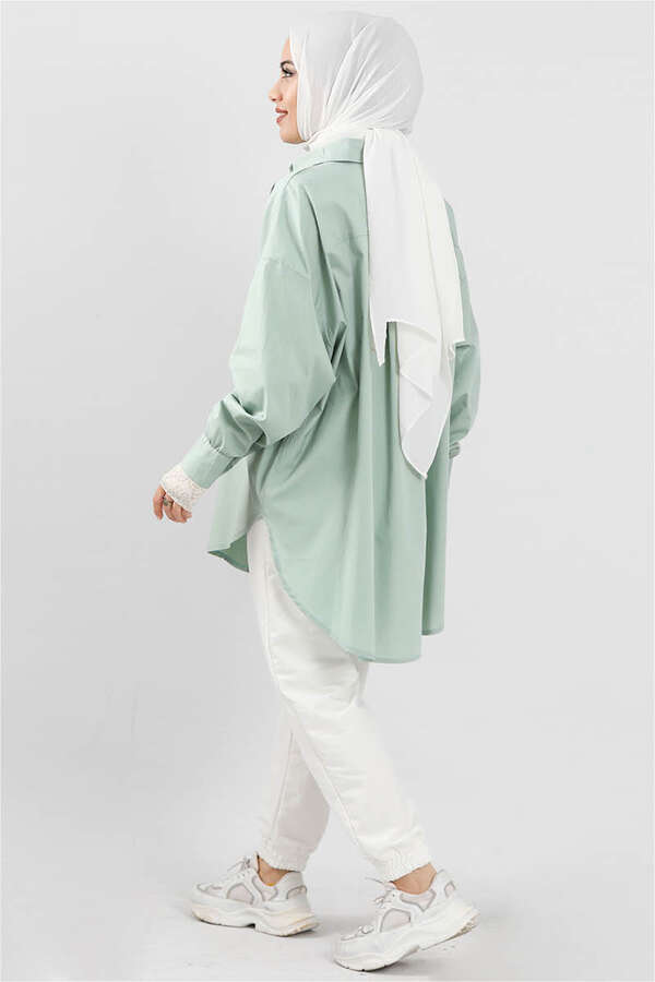 Oversize Shirt Mint - 4