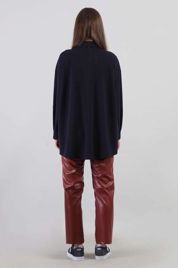 Oversizee Shirt Navy - 5