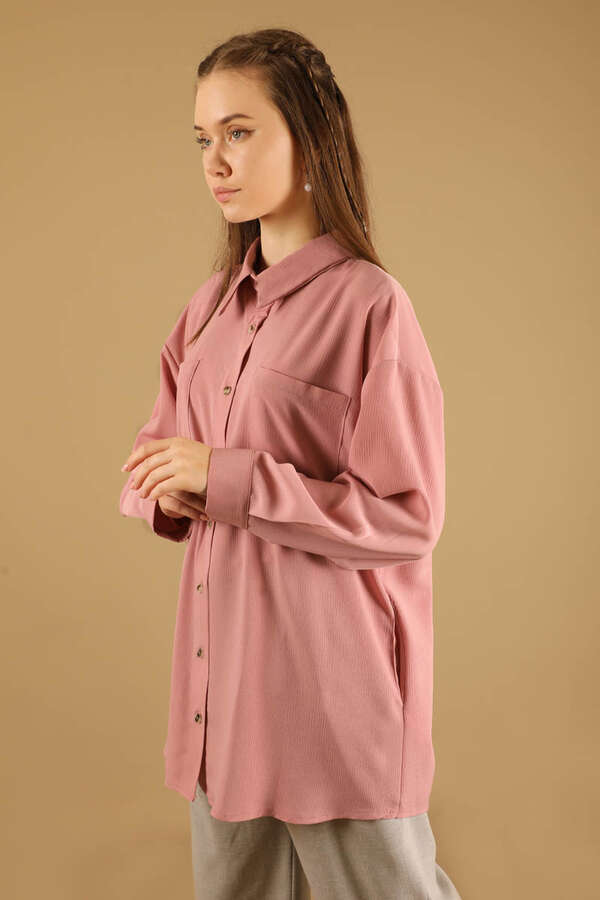 Oversize Shirt Powder - 3