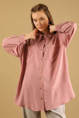 Oversize Shirt Powder - 4