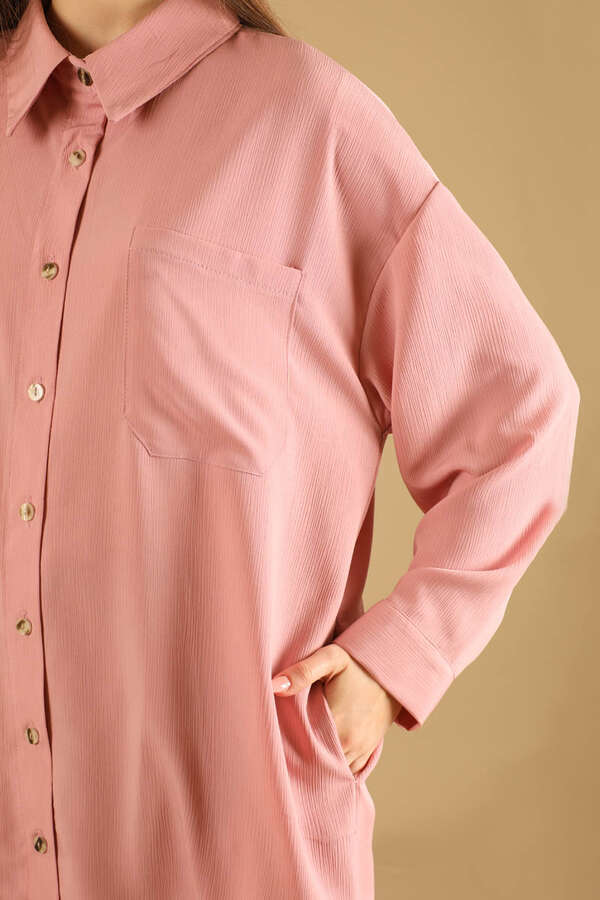 Oversize Shirt Powder - 5