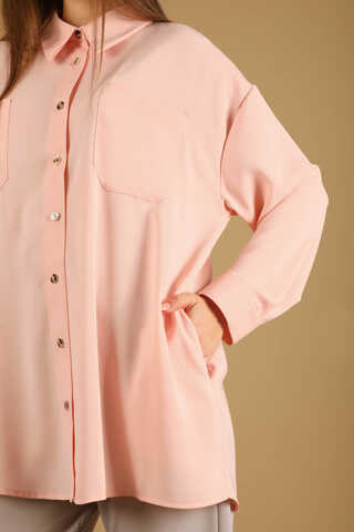 Oversize Shirt Powder - 3