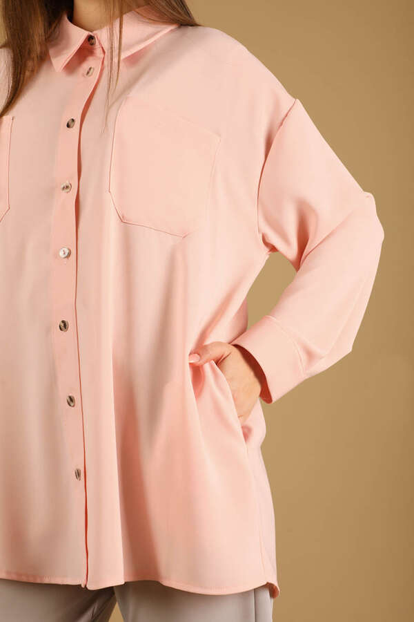 Oversize Shirt Powder - 3