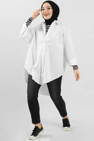 Oversize Shirt White - 2