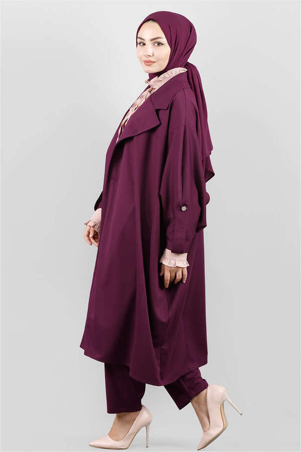 Oversize Suit Plum - 2