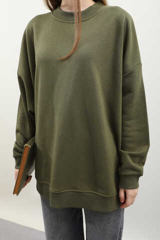 Oversize Sweat Haki - 6