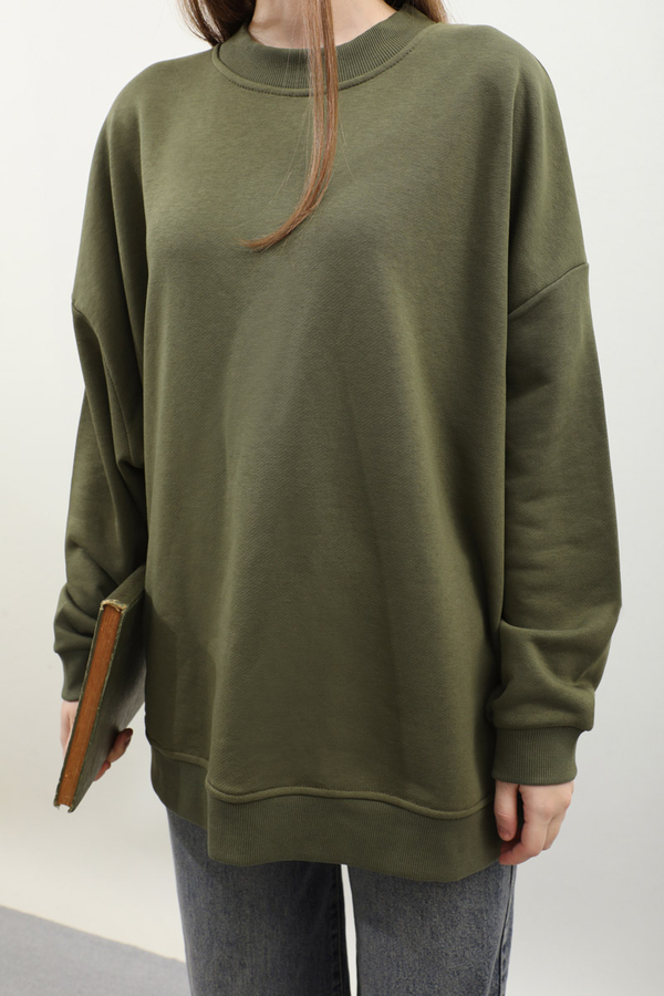 Oversize Sweat Haki - 6