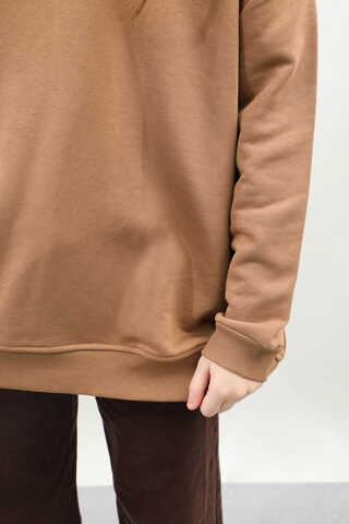 Oversize Sweat Taba - 4