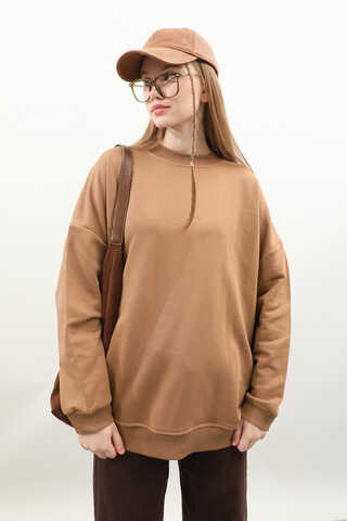 Oversize Sweat Taba - 5