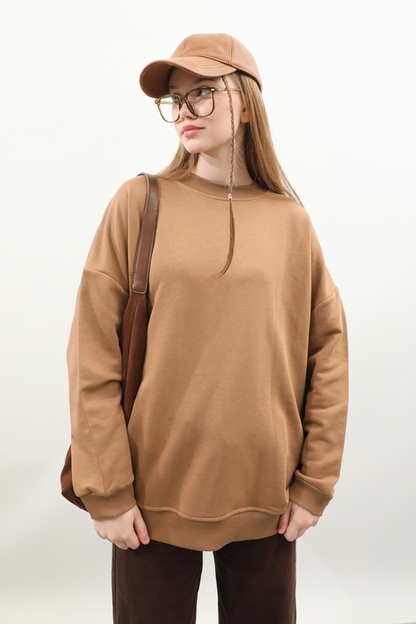 Oversize Sweat Taba - 5