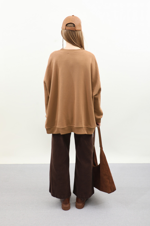 Oversize Sweat Taba - 6