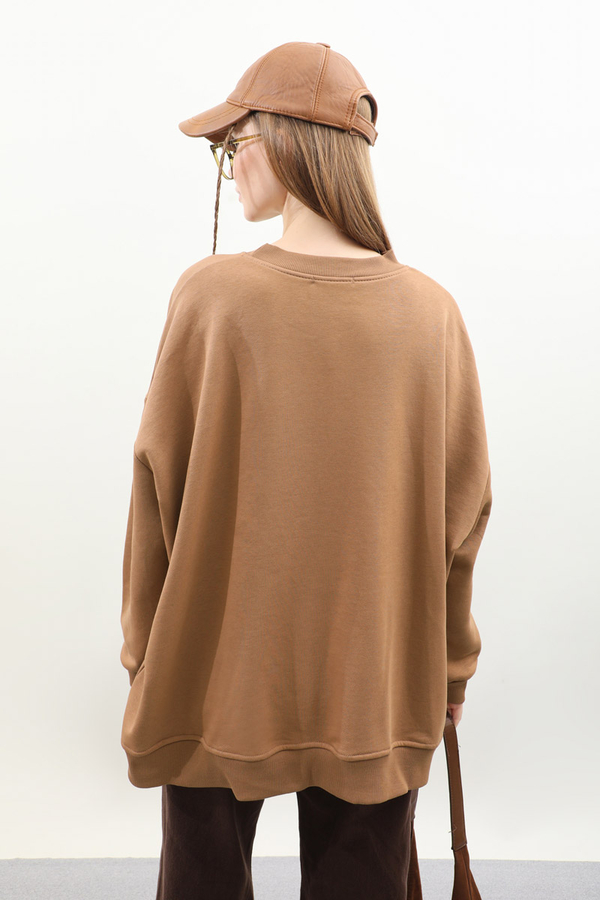 Oversize Sweat Taba - 7