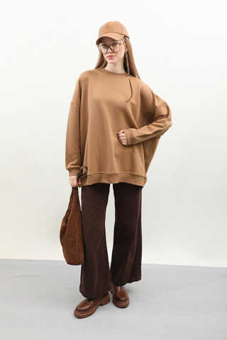 Oversize Sweat Taba - 1