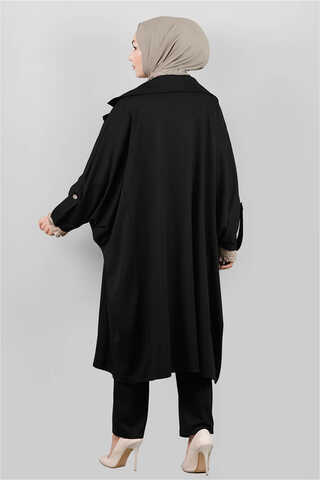 Oversize Takım Siyah - 6