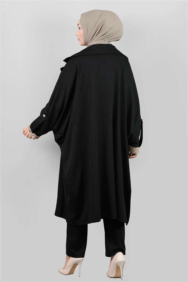 Oversize Takım Siyah - 6