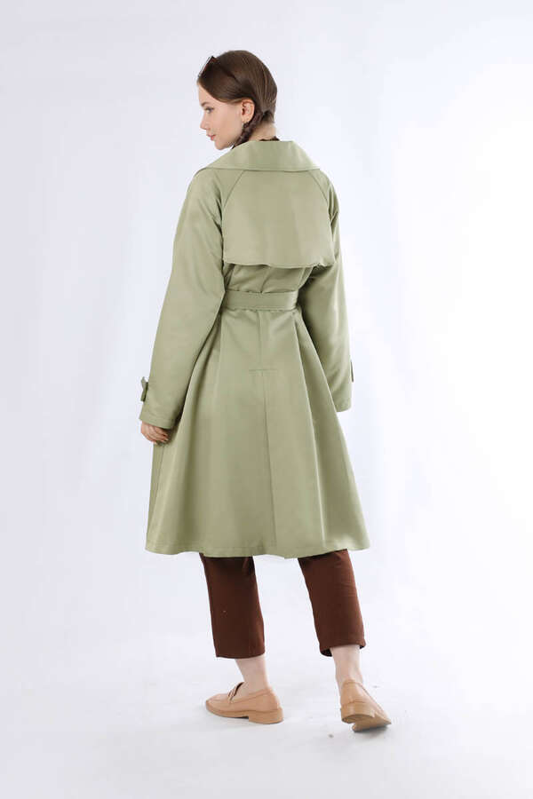 Oversize Trench Coat Mint - 7