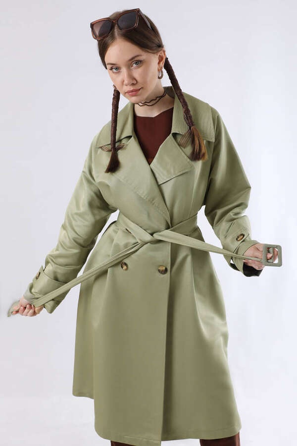 Oversize Trençkot Mint - 2