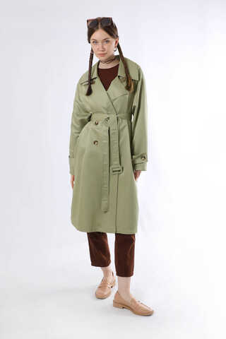 Oversize Trençkot Mint - 3