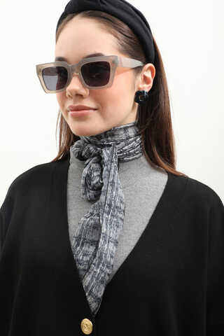 Oversize Triko Hırka Siyah - 8