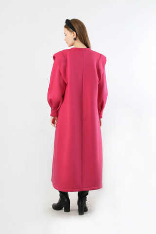 Oversize Three Thread Dress Pink - 6